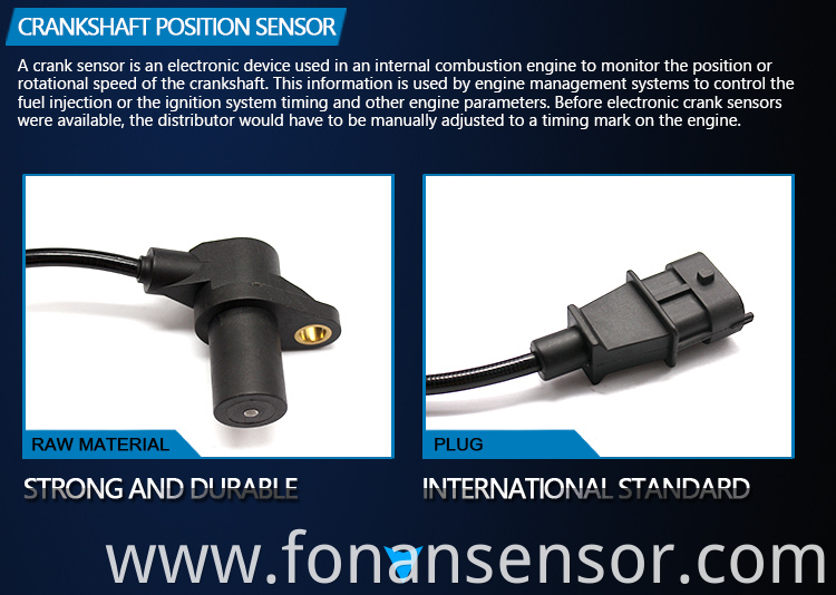 CKP Crankshaft Position Sensor for KIAS SORENTO I JC 2.5 CRDi 2002 39180 4A400